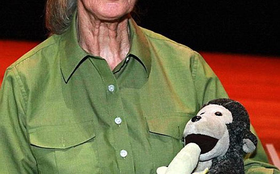 jane goodall stuffed toy